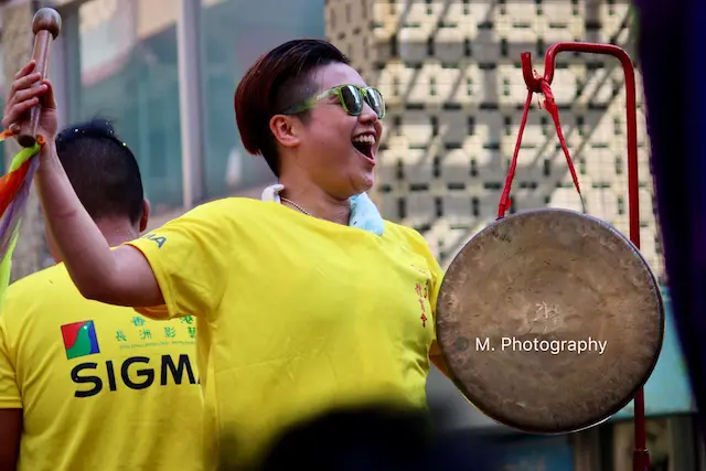 Cheung Chau Bun Festival Parade Cymbels