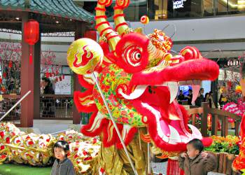 Hong Kong Chinese New Year Dragon Dance