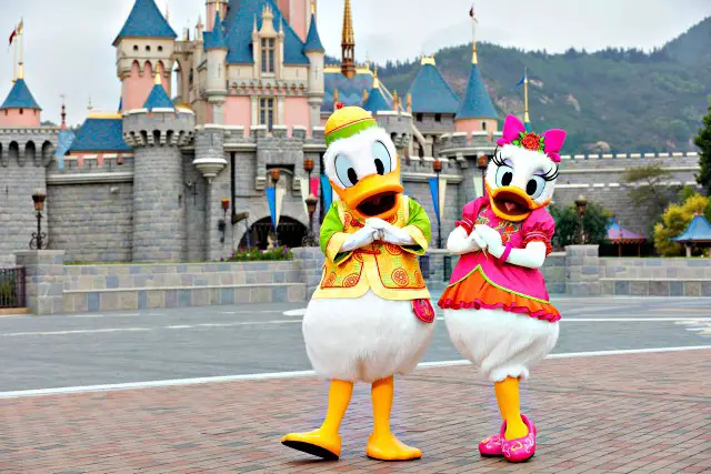 Donald and Daisy at Chinese New Year