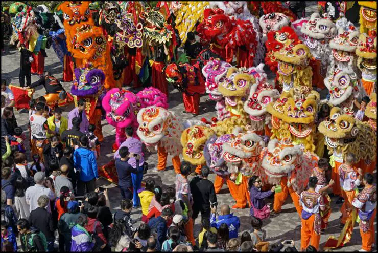 Hong Kong Dragon and Lion dance Festival