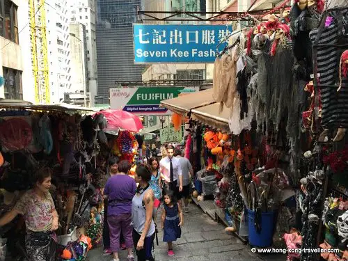 Halloween Trinkets in Hong Kong Pottinger Street Market