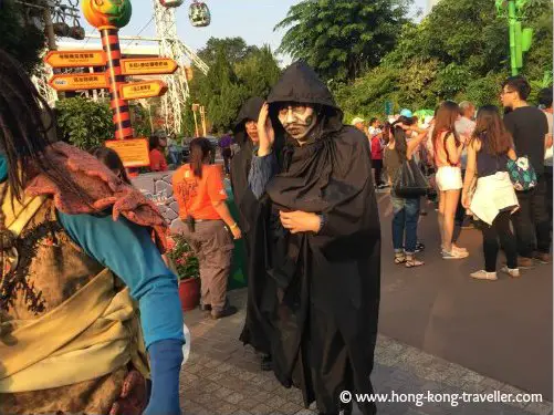 Roaming Monsters during Halloween at Ocean Park