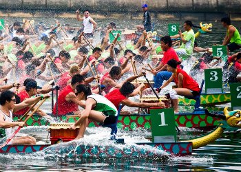 Dragon Boat Racing in Hong Kong