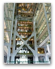 Hong Kong Building: HSBC interior 