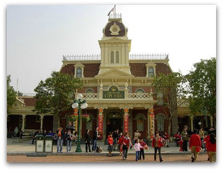 City Hall at Hong Kong Disneyland