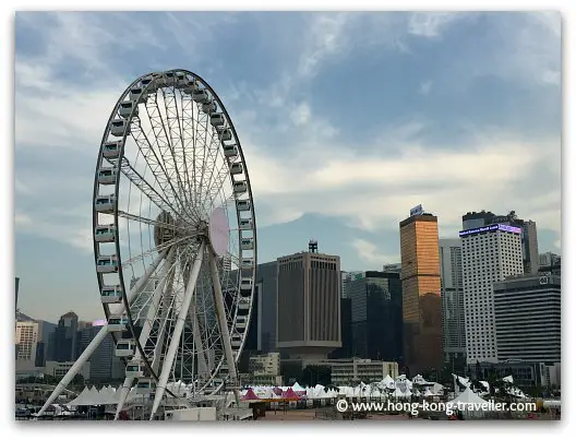 The Ferris Wheel at the Central Waterfront Promenade