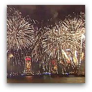 Hong Kong Landmarks: Fireworks