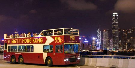 Night Bus Tour takes in the fantastic city lights and Symphony of lights Show