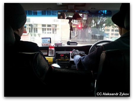 Riding Hong Kong Taxis: All are equipped with meters