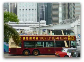 Hop On Hop Off Bus in Hong Kong