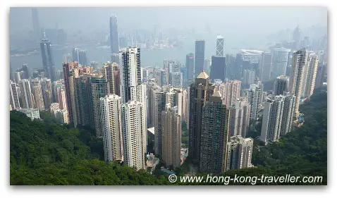 Hong Kong Victoria Peak Views from Sky Terrace 