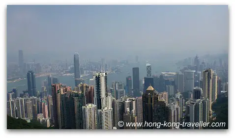 Hong Kong Victoria Peak Views from Sky Terrace 