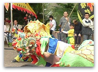 Lion Dance at Kung Fu Corner