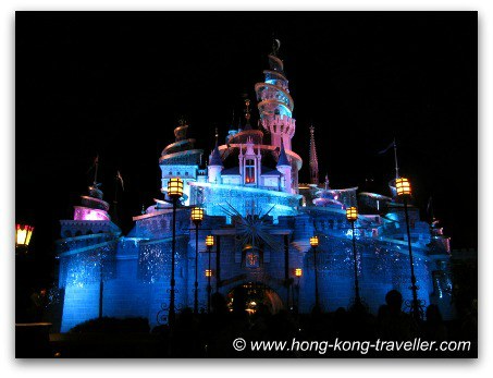 Sleeping Beauty Castle - night