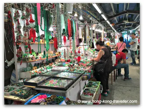 Jade Market Hong Kong: bracelets, rings, necklaces, loose stones