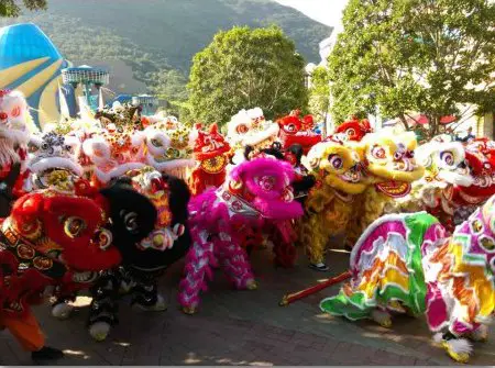 Lion Dance Extravaganza Performances at Ocean Park