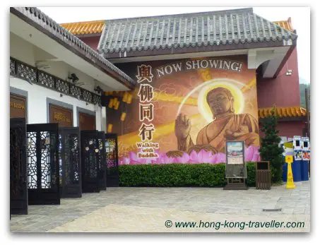 Walking with Buddha at Ngong Ping Village