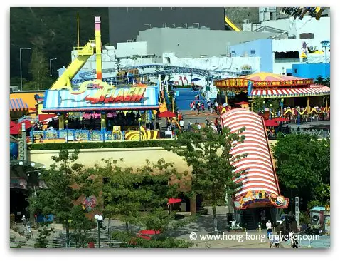 Ocean Park Roller Coasters at Thrill Mountain