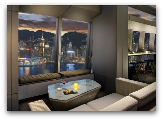 Ozone Bar At the Ritz Carlton Hong Kong