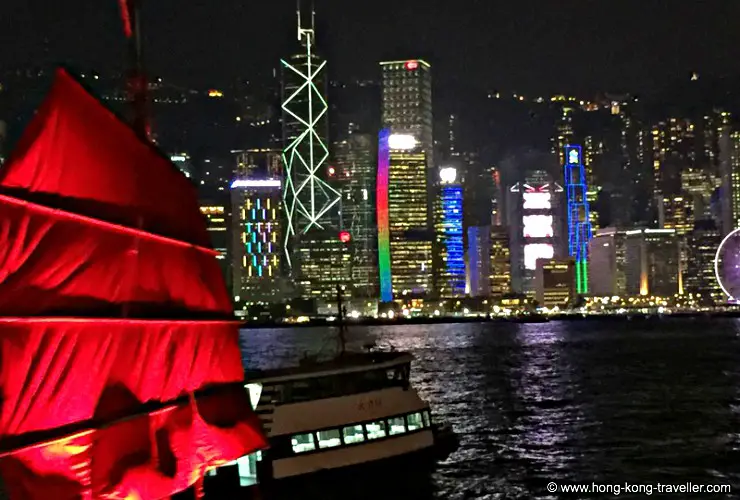 Victoria Harbour Cruises at Night