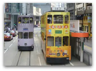 Ding Ding Trams at Queens Road Central