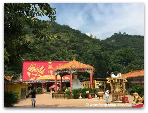 Ten Thousand Buddha Monastery Terrace