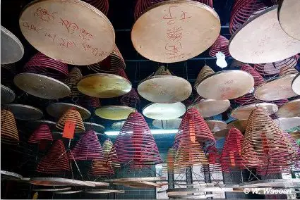 Tin Hau Temple Yau Ma Tei Incense Coils