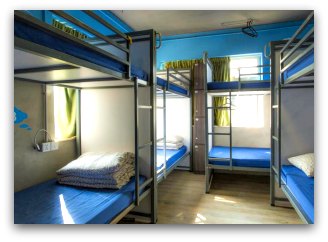 Urban Pack Hostel Dormitory and Bed Arrangement