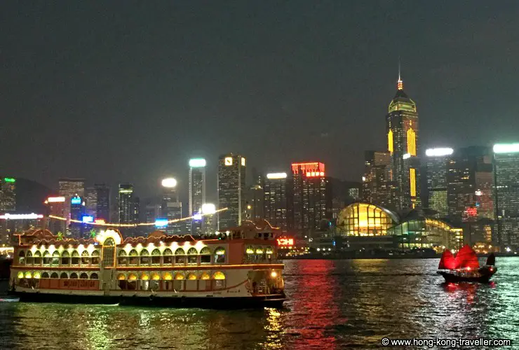 Victoria Harbour Cruises at Night